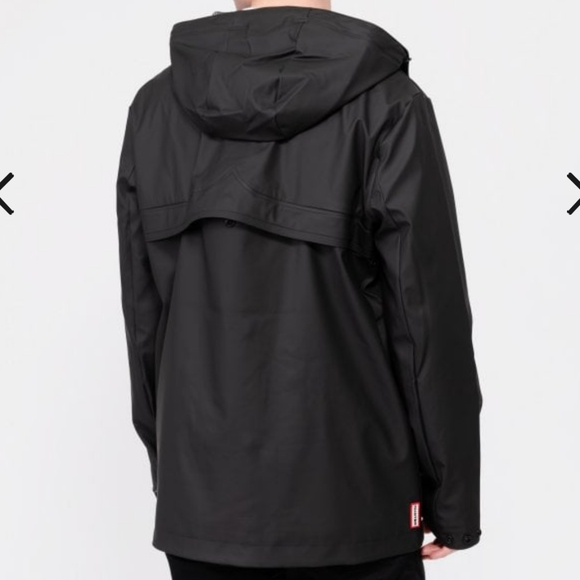 HUNTER NEW Men's Original Rain Jacket Hunter Black - Picture 3 of 12